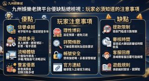 平台優缺點總檢視：玩家必須知道的注意事項